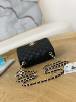chanel a35200 mini flap bag 18cm lambskin black 1116 with ball 015 luxibags.ru .jpg