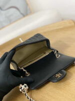 chanel a35200 mini flap bag 18cm lambskin black 1116 with ball 018 luxibags.ru .jpg