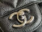chanel a58600 large flap handbag classic bag grained shiny calfskin gold black 002 luxibags.ru .jpg