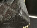 chanel a58600 large flap handbag classic bag grained shiny calfskin gold black 006 luxibags.ru .jpg