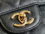 chanel a58600 large flap handbag classic bag grained shiny calfskin gold black 011 luxibags.ru .jpg