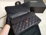 chanel a58600 large flap handbag classic bag grained shiny calfskin gold black 017 luxibags.ru .jpg
