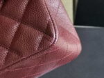 chanel a58600 large flap handbag classic bag grained shiny calfskin wine red gold 006 luxibags.ru .jpg