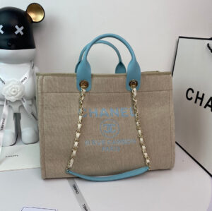 chanel a66941 large shopping bag a93786 clothing beige with blue 1 luxibags.ru .jpg