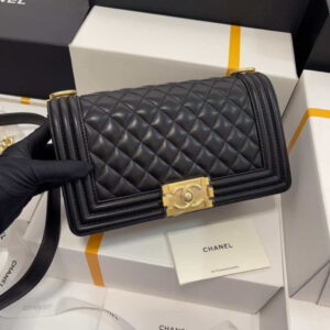 chanel a67086 boy handbag black lambskin leather gold 001 luxibags.ru .jpg
