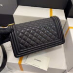chanel a67086 boy handbag black lambskin leather gold 009 luxibags.ru .jpg