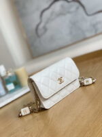 chanel a68098 mini flap bag lambskin onyx small square stewardess bag white 003 luxibags.ru .jpg