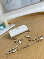 chanel a68098 mini flap bag lambskin onyx small square stewardess bag white 006 luxibags.ru .jpg
