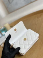 chanel a68098 mini flap bag lambskin onyx small square stewardess bag white 007 luxibags.ru .jpg