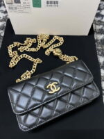 chanel a68341 flap classic bag woc camellia lambskin black 007 luxibags.ru .jpg