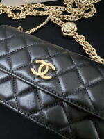 chanel a68341 flap classic bag woc camellia lambskin black 011 luxibags.ru .jpg
