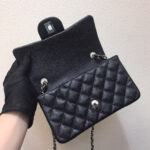 chanel a69900 mini flap bag grained calfskin black 007 luxibags.ru .jpg
