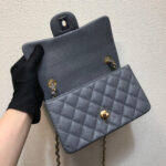 chanel a69900 mini flap bag grained calfskin gray 008 luxibags.ru .jpg