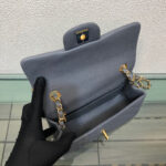 chanel a69900 mini flap bag grained calfskin gray 009 luxibags.ru .jpg