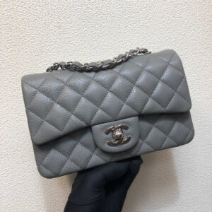 chanel a69900 mini flap bag grained calfskin gray 010 luxibags.ru .jpg