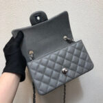 chanel a69900 mini flap bag grained calfskin gray 017 luxibags.ru .jpg