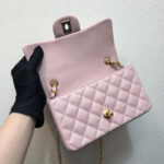 chanel a69900 mini flap bag grained calfskin pink 007 luxibags.ru .jpg