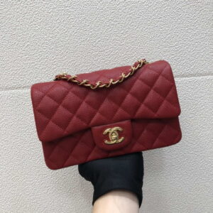 chanel a69900 mini flap bag grained calfskin red 001 luxibags.ru .jpg