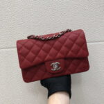 chanel a69900 mini flap bag grained calfskin red 010 luxibags.ru .jpg