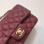 chanel a69900 mini flap bag grained calfskin wine red 004 luxibags.ru .jpg