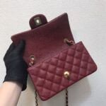 chanel a69900 mini flap bag grained calfskin wine red 008 luxibags.ru .jpg