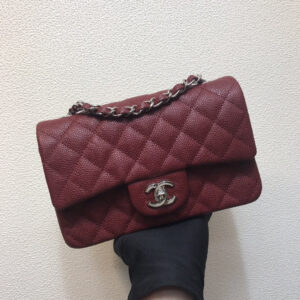 chanel a69900 mini flap bag grained calfskin wine red 010 luxibags.ru .jpg