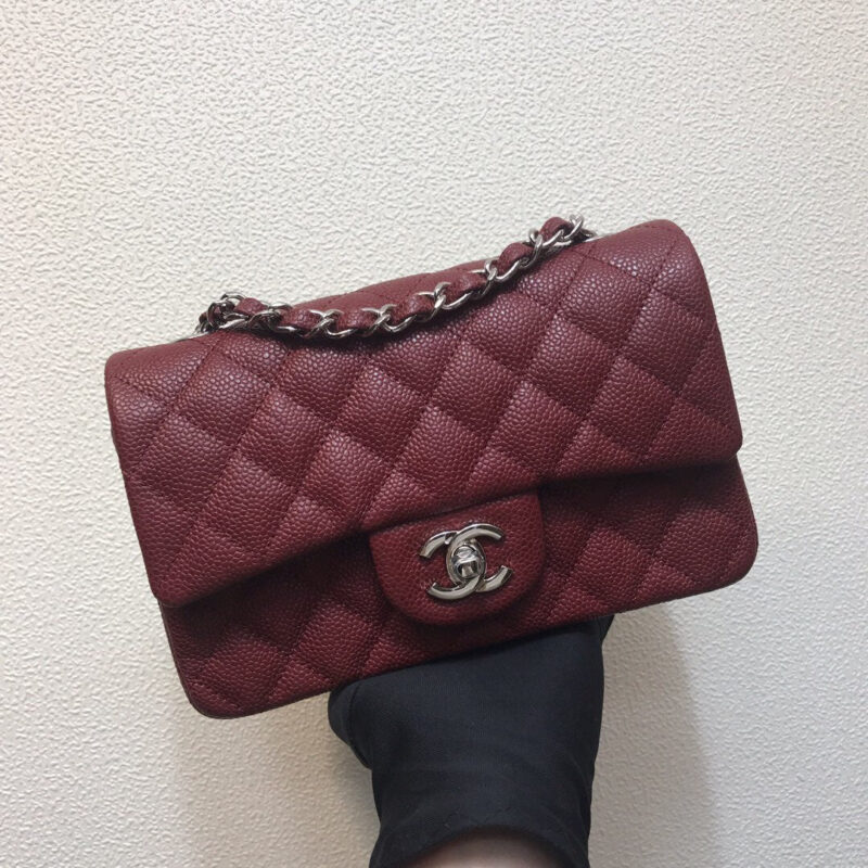 chanel a69900 mini flap bag grained calfskin wine red 010 luxibags.ru .jpg