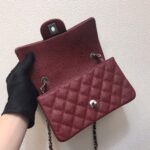chanel a69900 mini flap bag grained calfskin wine red 016 luxibags.ru .jpg