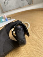chanel a81181 22 spring summer pearl chain belt bag black 004 luxibags.ru .jpg