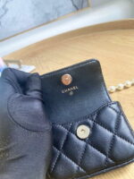 chanel a81181 22 spring summer pearl chain belt bag black 006 luxibags.ru .jpg