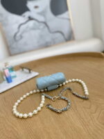 chanel a81181 22 spring summer pearl chain belt bag blue 005 luxibags.ru .jpg