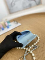 chanel a81181 22 spring summer pearl chain belt bag blue 008 luxibags.ru .jpg