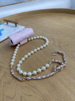 chanel a81181 22 spring summer pearl chain belt bag pink 007 luxibags.ru .jpg
