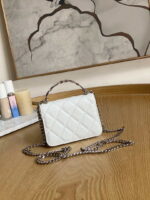 chanel a81197 mini flap calfskin enamel silver tone metal white 002 luxibags.ru .jpg