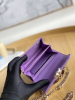 chanel a81197 mini flap lambskin enamel gold tone metal purple 009 luxibags.ru .jpg