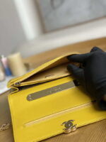 chanel a81207 woc 19 chain wallet bag lambskin yellow gold 008 luxibags.ru .jpg