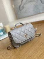 chanel a81215 mini messenger bag with handle gray 003 luxibags.ru .jpg