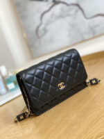 chanel a81217 flap bag lambskin onyx small square stewardess bag 003 luxibags.ru .jpg