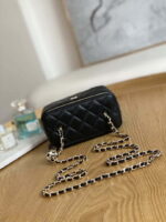 chanel a81242 vanity with chain lambskin gold football black 005 luxibags.ru .jpg