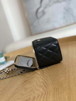 chanel a81242 vanity with chain lambskin gold football black 007 luxibags.ru .jpg