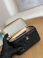 chanel a81242 vanity with chain lambskin gold football black 008 luxibags.ru .jpg