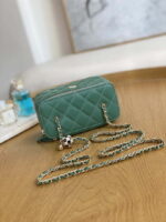 chanel a81242 vanity with chain lambskin gold football light green 004 luxibags.ru .jpg
