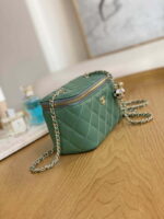 chanel a81242 vanity with chain lambskin gold football light green 006 luxibags.ru .jpg