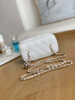 chanel a81242 vanity with chain lambskin gold football white 004 luxibags.ru .jpg
