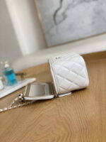 chanel a81242 vanity with chain lambskin gold football white 007 luxibags.ru .jpg