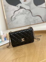 chanel a88632 woc 19 chain wallet bag black lambskin gold 001 luxibags.ru .jpg