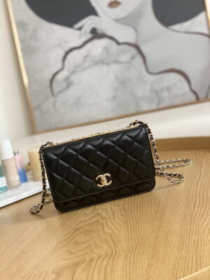 chanel a88632 woc 19 chain wallet bag black lambskin gold 001 luxibags.ru .jpg