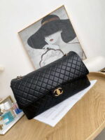 chanel a91169 flap travel bag airport series a94305 caviar calfskin black gold 1 luxibags.ru .jpg