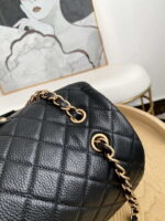 chanel a91169 flap travel bag airport series a94305 caviar calfskin black gold 6 luxibags.ru .jpg