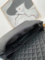 chanel a91169 flap travel bag airport series a94305 caviar calfskin black silver 9 luxibags.ru .jpg